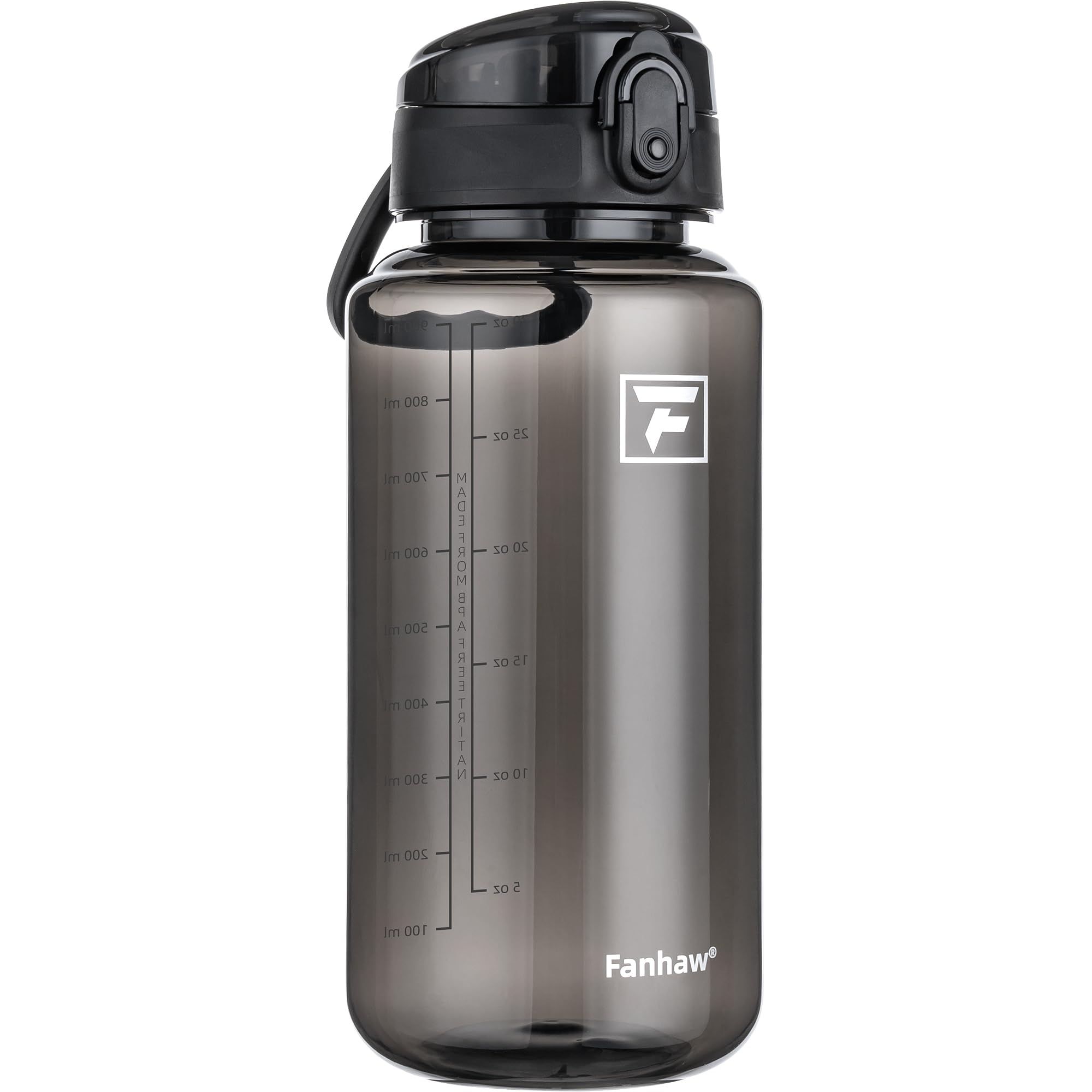 Bouteille d'eau anti-fuite en plastique robuste de 950 ml pour éliminer les fuites de sac
