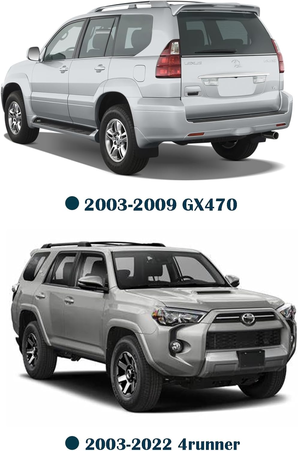 2 Inch Trailer Hitch Receiver Compatible with Lexus GX470 (2003-2009) and Toyota 4Runner (2003~2022),GX470 Tow Hitch Has Standard 2" Receiver