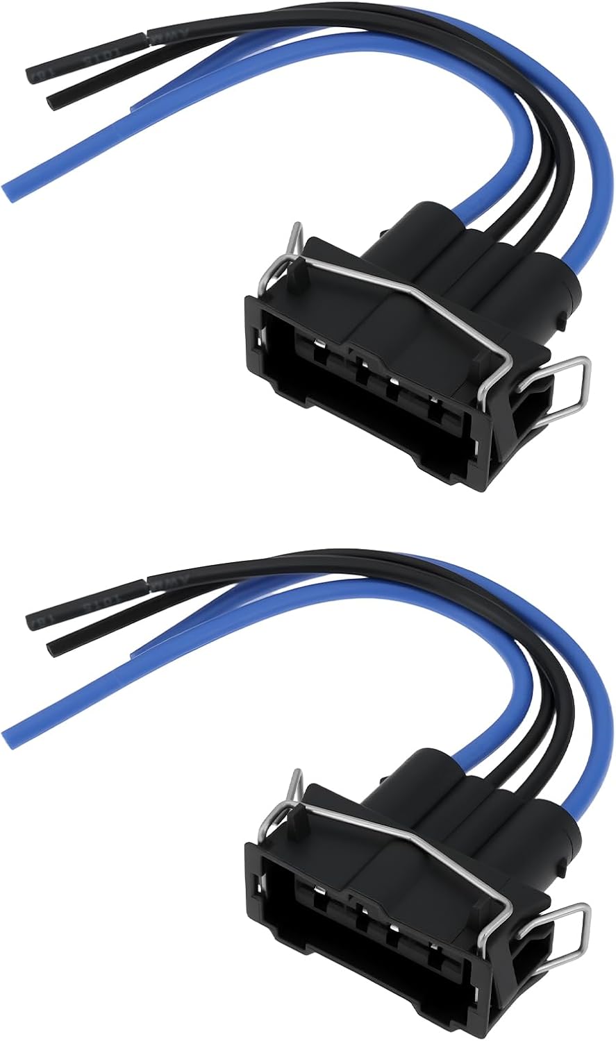 2Pcs 4 Pin Car Pre-Wired Fuel Pump Connector Sensor Plug 357906231 Compatible with VW Compatible with Audi 13cm