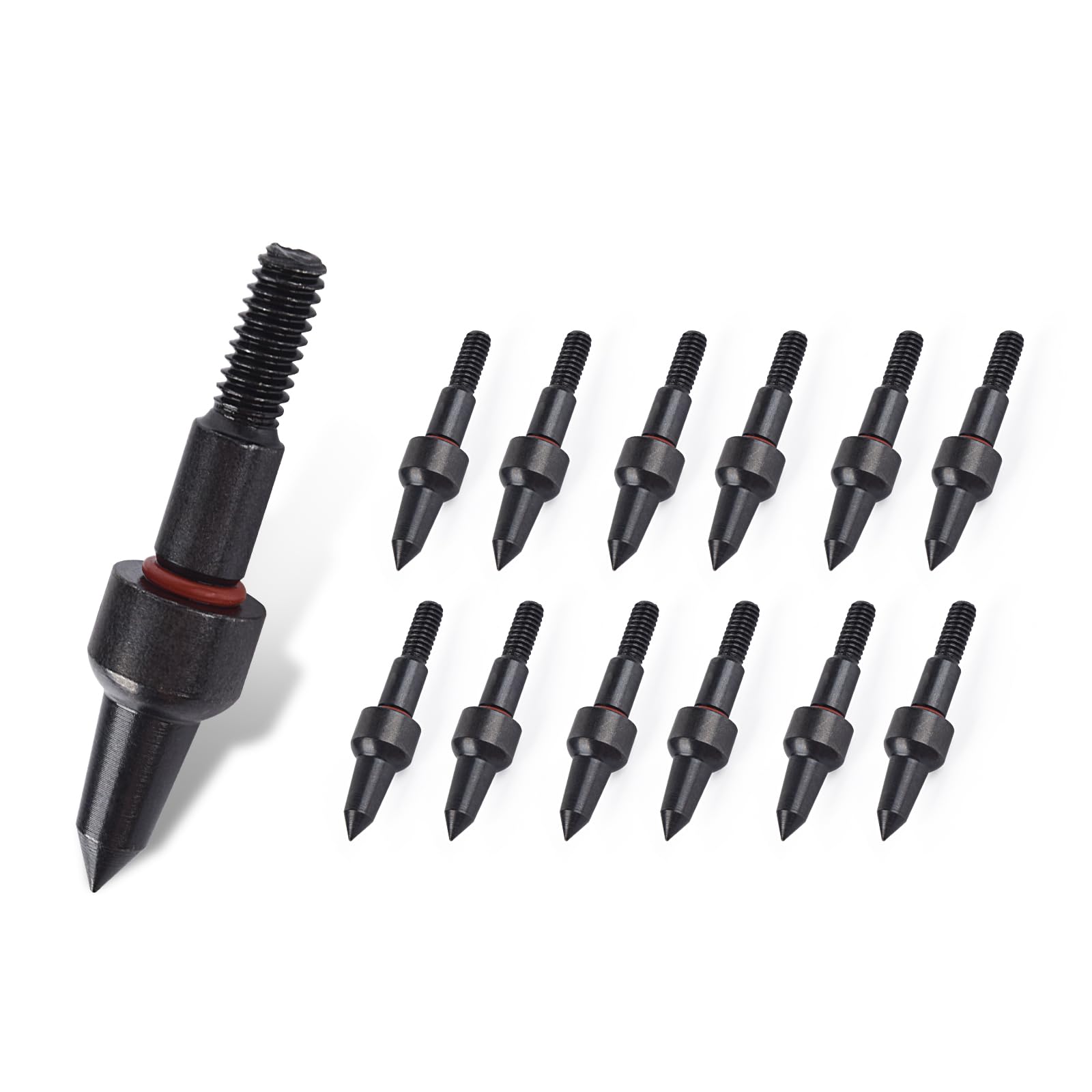 12 Stück Bogenschießen Pfeilspitzen Projektilspitzen Edelstahl Ziel Pfeil Tipps Jagdspitzen 100 Grains Broadheads für Pfeil und Bogen