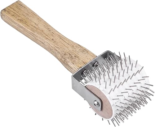 Miniatura 8 de GLOGLOW Rodillo de destapado de miel Apicultura Peine de abeja Herramienta de rodillo de aguja de extracción Equipo de apicultura Herramienta de