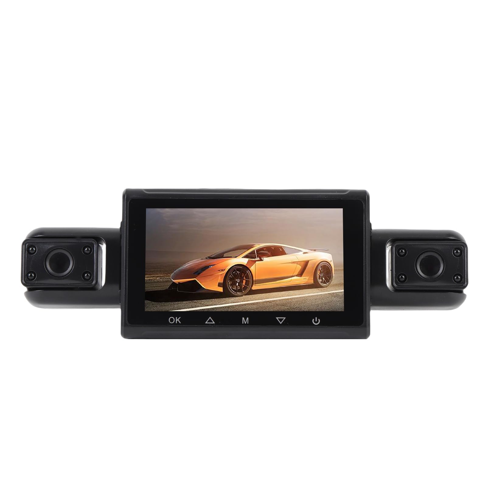 Annadue Fotocamera Anteriore e Posteriore e All'interno e All'interno della Dash Cam, 2K+1080p+2x480p WiFi CASHCAM DASHCAM CAMERA, SUPER Night Vision, Alimentazione più Leggera, con