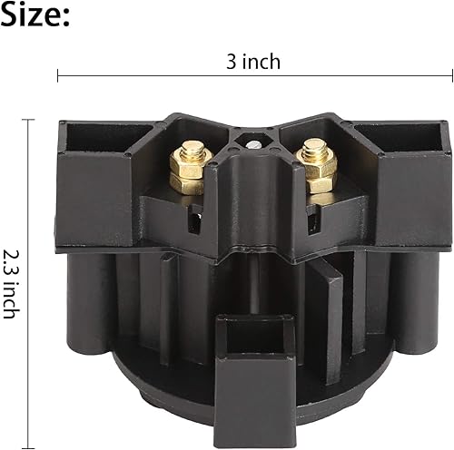 Miniatura 3 de 10L0L Receptáculo de enchufe de cargador CC de 2 clavijas para carrito de golf para 36 voltios Club Car, EZGO, Yamaha G14/G16 modelos eléctricos,