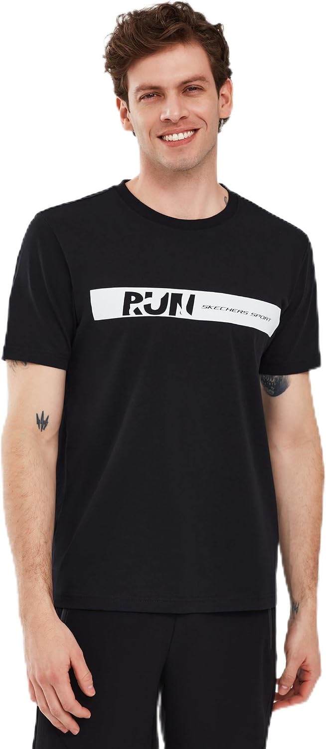 Skechers Graphic T-Shirt M Short Sleeve Tshirt Erkek S