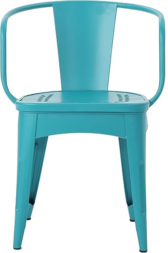 Miniatura 4 de Christopher Knight Home Lourdes Iron Bistro - Juego de 3 piezas, color verde azulado mate