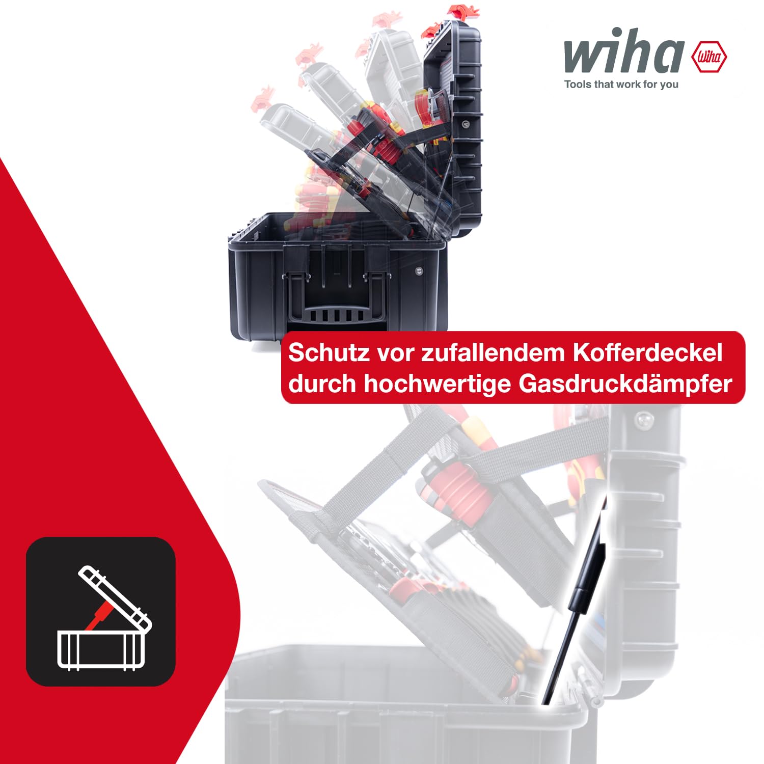 Wiha Werkzeug Set Elektriker Competence XXL II I Elektriker Werkzeugkoffer 112-teilig I VDE isolierte Werkzeuge I robuster Trolleykoffer I ideal für den Profi-Einsatz (42069) | (42069) VDE isolierte Werkzeuge I robuster Trolleykoffer I ideal für Profi-Ein