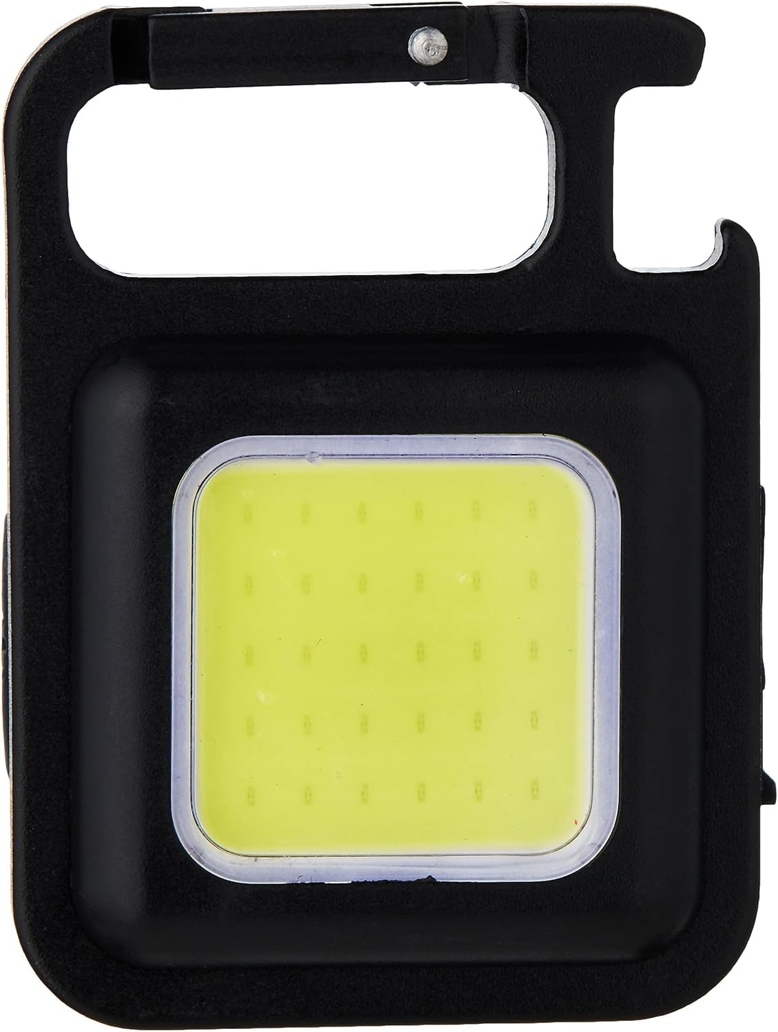 2 Pcs COB Small Flashlights Bright Rechargeable Keychain Mini Flashlight 500 Lumens Pocket Flashlight with Folding Bracket Bottle Opener and Magnet Base 4 Light Modes Magnetic Work Light for Walking