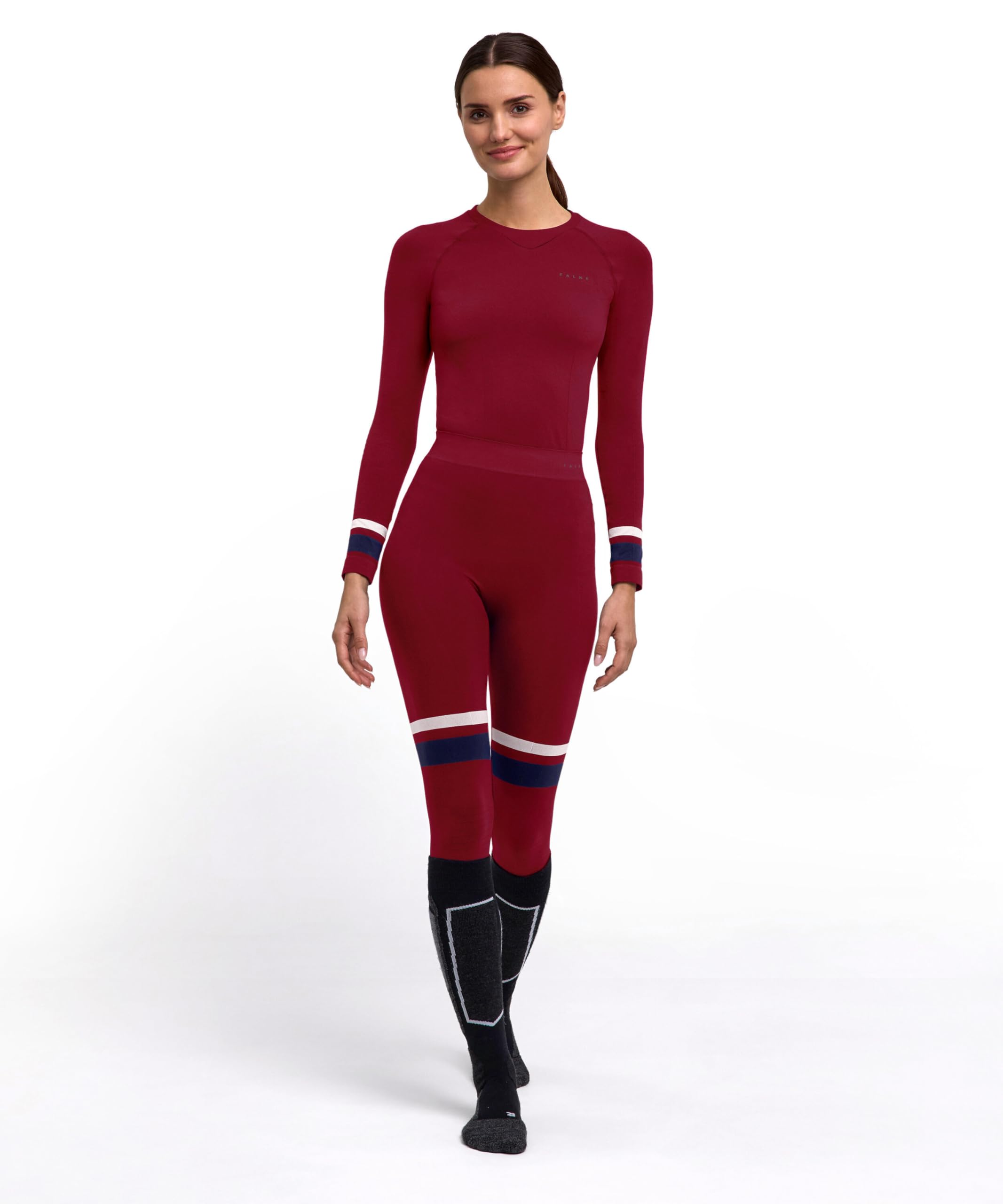 Falke Damen Maximum Warm Long Funktionsunterhose lang schnelltrocknendes atmungsaktives nachhaltiges Funktionsmaterial kalte bis sehr kalte Temperaturen Funktionsunterwäsche 1 Stück