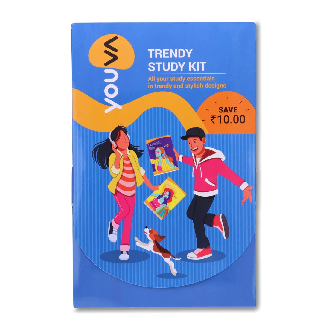 Navneet Youva Trendiges Lernset für Schüler, verschiedene Produkte in einer Kombi-Packung