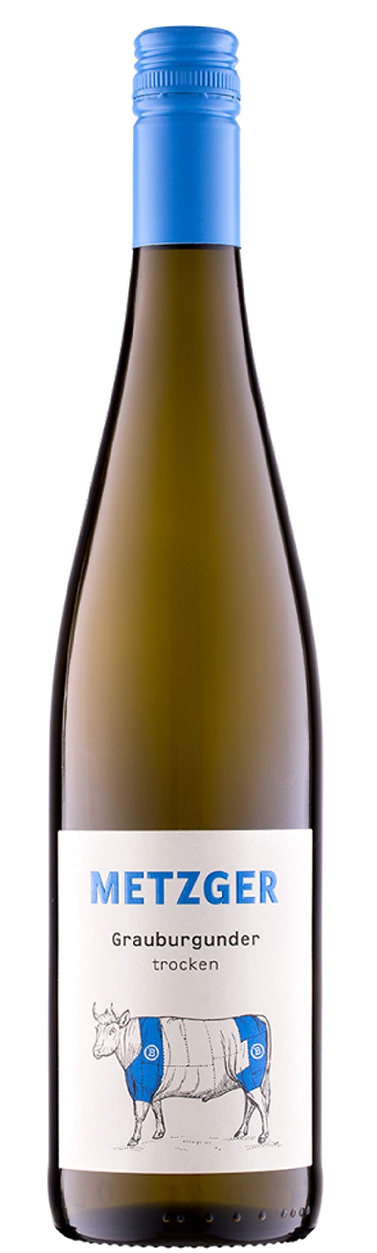 6 er Vorteilspaket Grauburgunder 2025 | Weingut Uli Metzger | Pfalz | 6 x 0,75 l