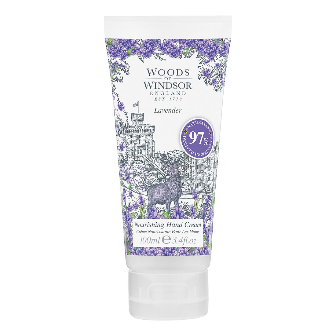 Woods Of Windsor Lavender Nourishing Hand Cream for Women, 3.4 Fluid Ounce