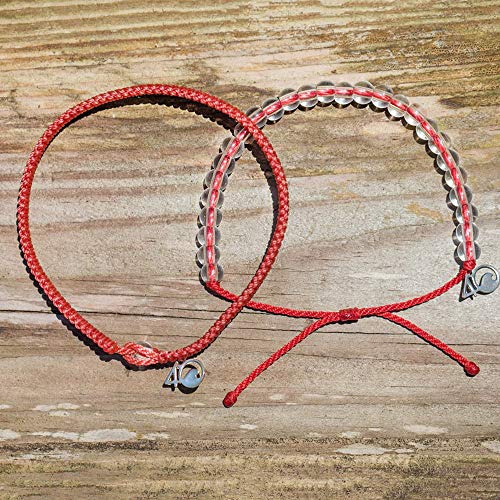 4Ocean Coral Reef Beaded & Braided Bracelet 2-Pack - Removes 2 Pounds of Ocean Plastic - Handcrafted, Adjustable, Unisex - Made from Recycled Materials - Supports Coral Reef Conservation4