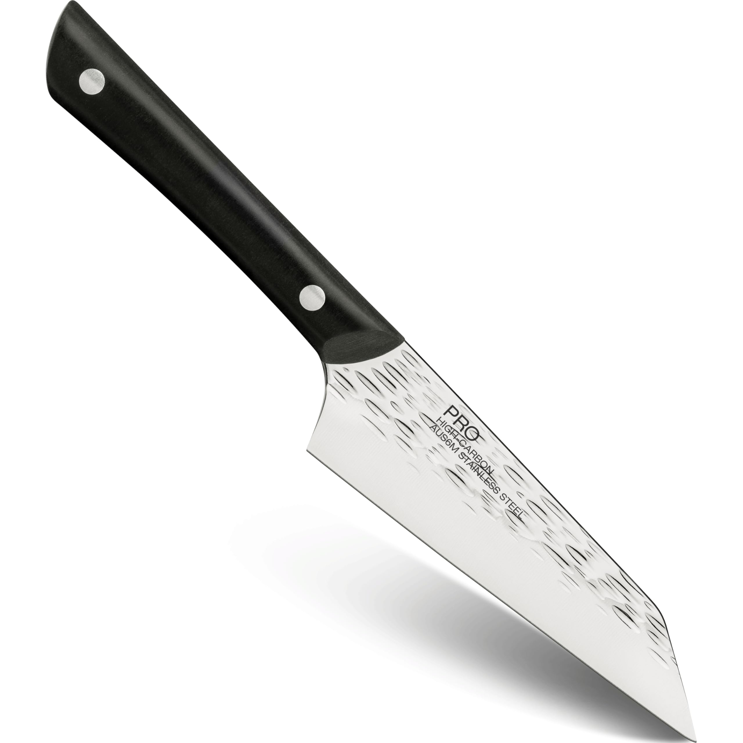 Kai PRO 5" Asian Multi Prep Knife, Hand Sharpened Japanese Boning, Trimming and Utility Knife, Japanese AUS6M Stainless Steel Blade, Full-Tang POM Handle, NSF Certified