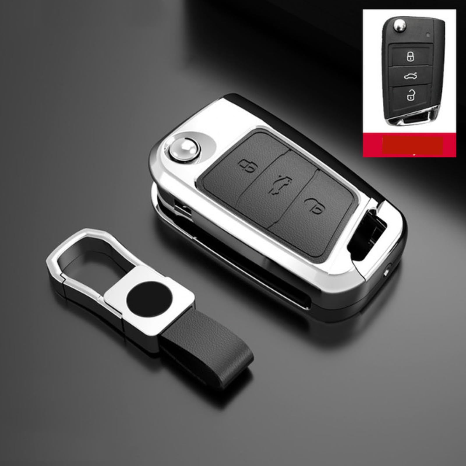 Funda para llave de coche Seat Leon Ibiza Ateca Golf Passat Polo 8