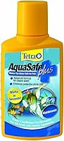 Tetra AquaSafe Plus Water Conditioner & Dechlorinator for Freshwater & Marine Aquariums, 33.8 oz