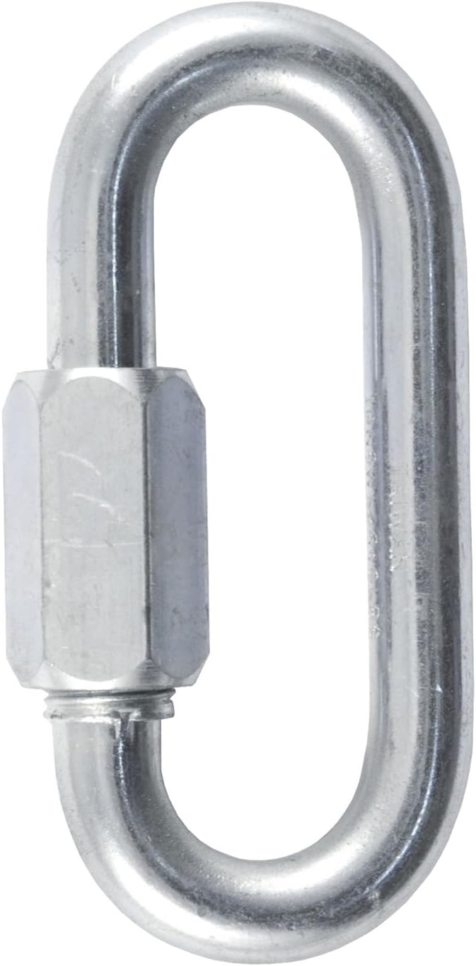CURT 82931 Threaded Quick Link Trailer Safety Chain Hook Carabiner Clip, 7/16-Inch Diameter, 13,200 lbs Break Strength - Image 7