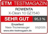 Rowenta X-Clean10 Aspirateur laveur sans fil, Longue autonomie, Nettoyage et séchage automatique GZ7540WO, 066_HANDSTICK Wet & Dry, White, Premium - 2