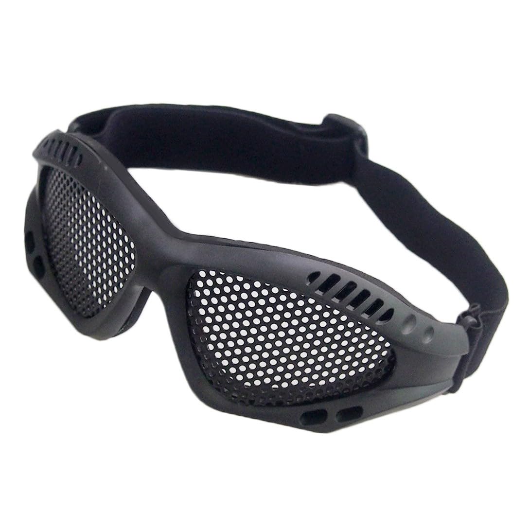 Wokyo Cs Safety Mesh Goggles High Density Metal Mesh Pattern Goggle Safety Glasses for Outdoor Games Sports Cycling
