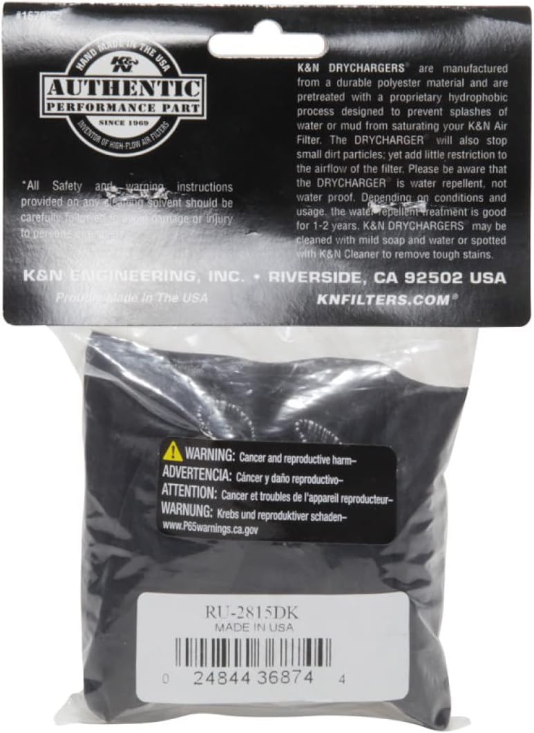 K&N RU-2815DK Air Filter Wrap