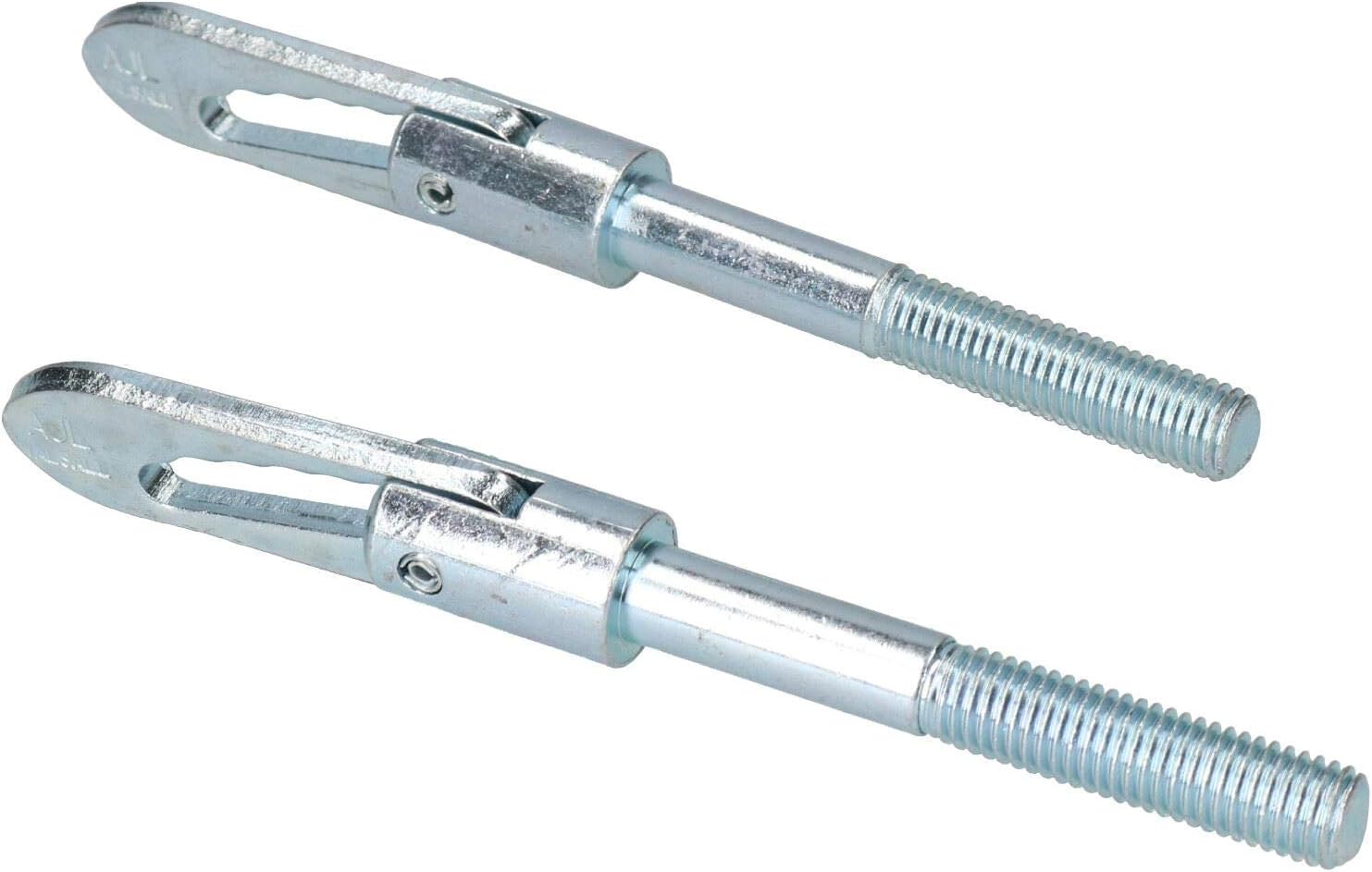 AB Tools 2 Pack M12 Extra Long Antiluce Tailgate Drop Catch Trailer Dropside Latch