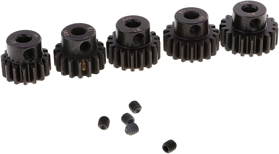 1/8 Car Pinion Motor Set - 15T 16T 17T 18T 19T, 5mm