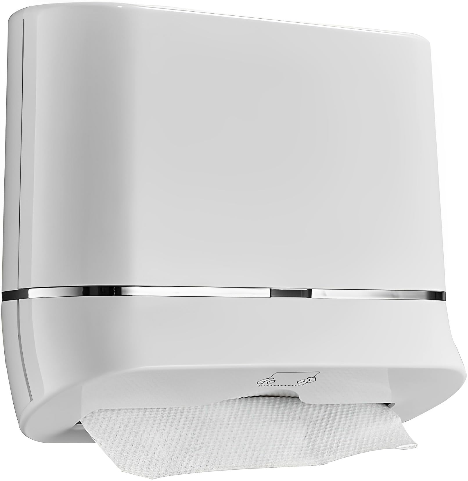 Dispenser di asciugamani di carta touchless con serratura – Dispenser di asciugamani multifunzione da parete per casa, bagno, cucina, elegante finitura dorata