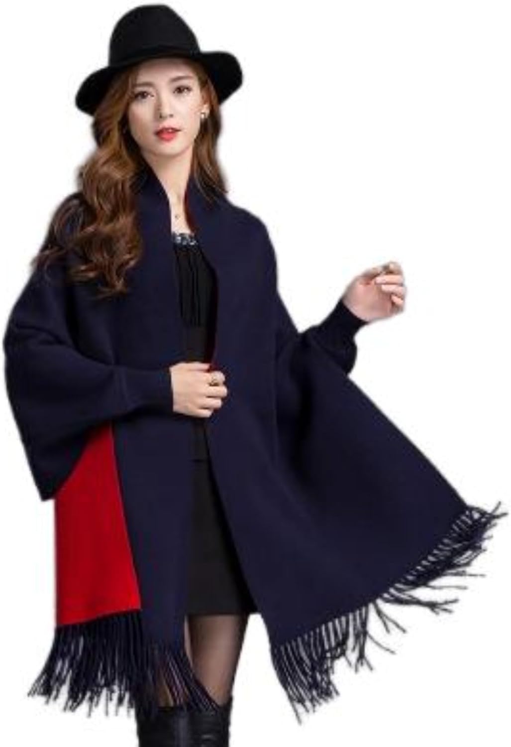 Spring Women's Knitted Open Cardigan Shawl Overcoat