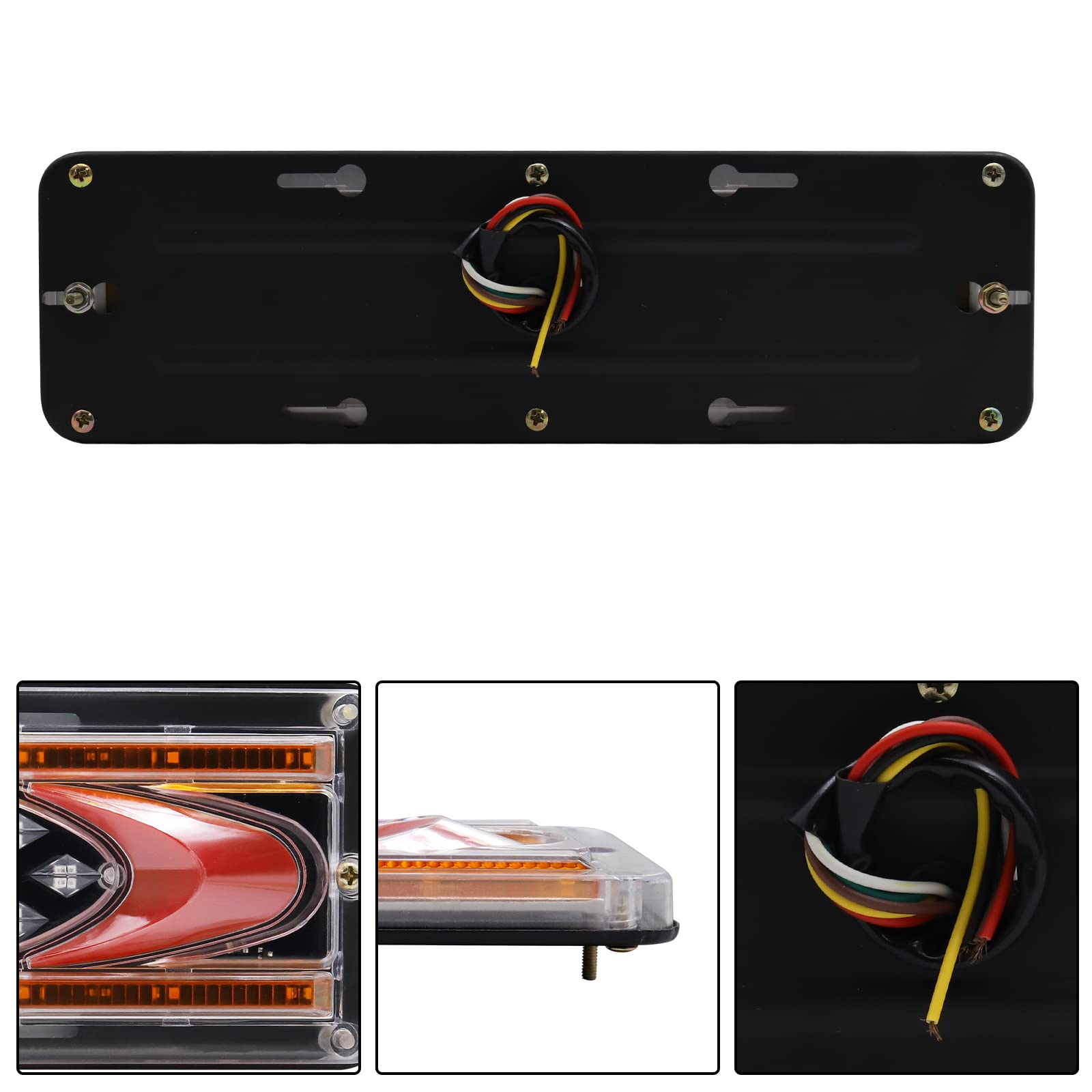 2 pcs rimorchio LED Stop freocino freno invertibile camion leggero marciapiede di marcia leggera Luce leggera 24V per rimorchio per rimorchio Van del trattore