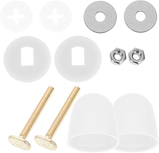 BUTIFULSIC 1 Set Bathroom Fixing Screws Abs Toilet Nut