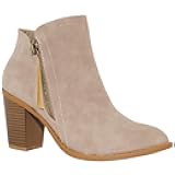 Women's Fashion Side Zipper Booties
