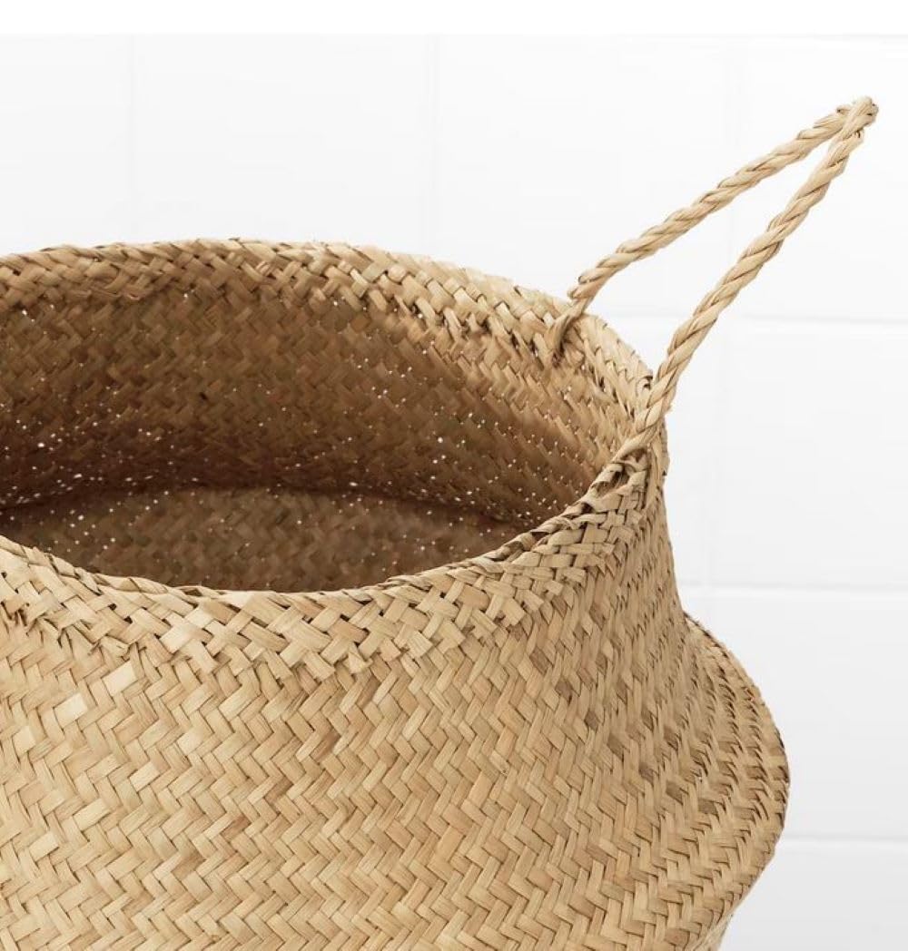 ☆ IKEAイケア☆ LUSTIGKURRE ルスティグクルレ バスケット☆ LUSTIGKURRE basket, natural water hyacinth/seagrass, 12