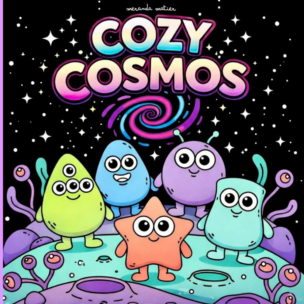 Cozy Cosmos: Cute & Cozy Space Adventures for Relaxation, Stress Relief, and Creative Fun