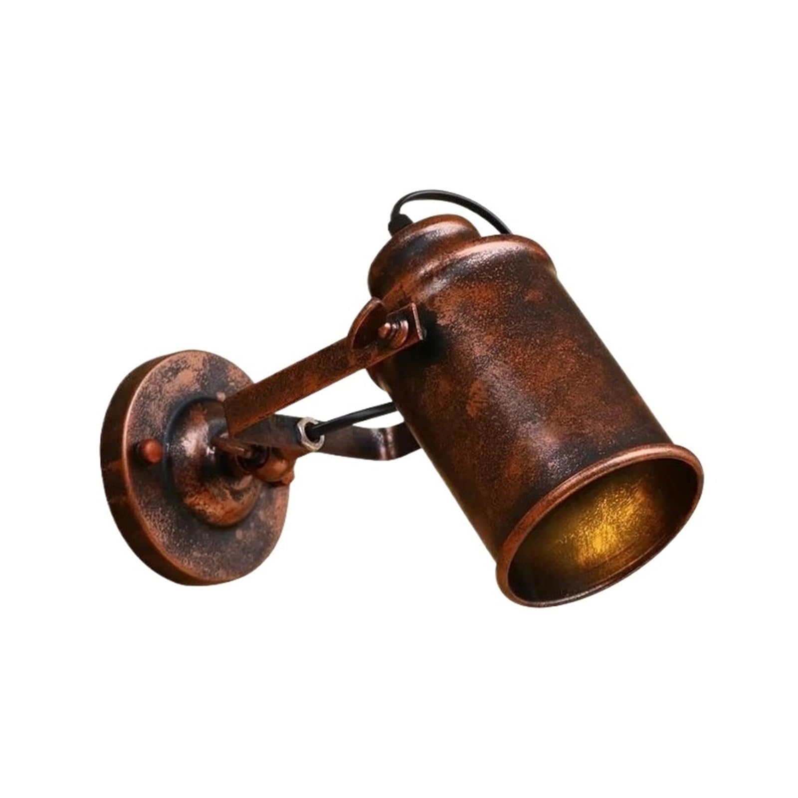 GDBAGKDQK Industrial Wall Lamp Vintage Light Retro Home Decor Fixture Rustic Interior Iron Sconce for Bedroom Balcony Hallway Bright Lights