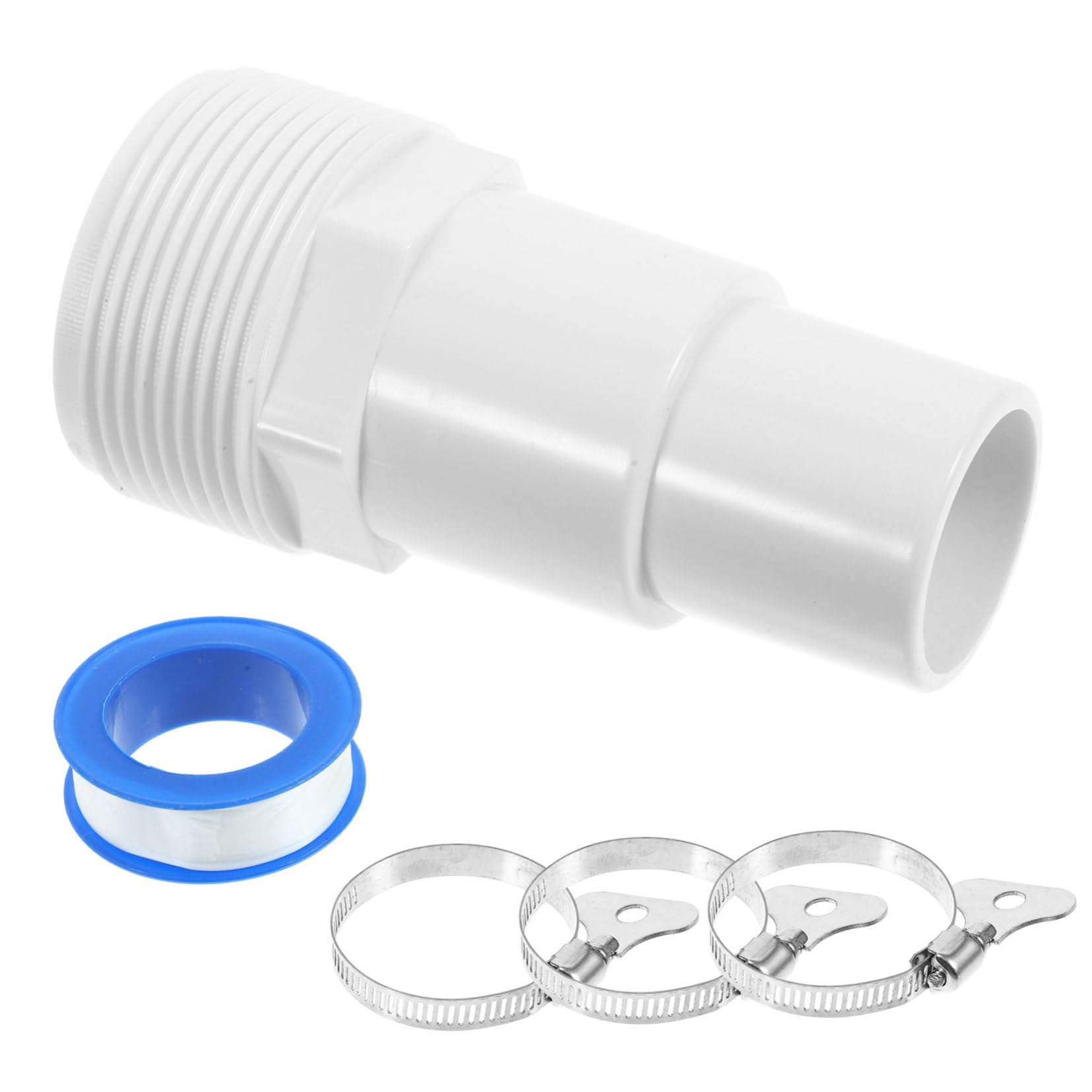 Yardwe 3 Juegos Adaptador De Manguera De Piscina Adaptador Universal De Resistente es De De Piscina De De Repuesto Acero Inoxidable