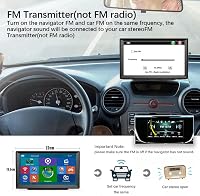NEWFUN 9 hüvelykes autós GPS navigáció HD érintőképernyővel, többnyelvű hangos útmutatóval, nehéz súlyú tartóval, 2025 UK és Európa térképpe 3