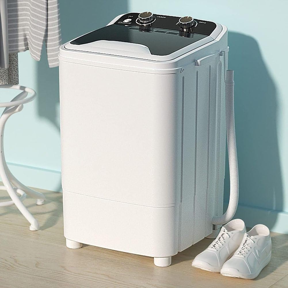 Lavadora Portátil, Gran Capacidad, 7,5 Kg, Totalmente Automática, con Protección contra Bacteriosis Y Luz Azul UV, Ideal para Caravanas, Apartamentos Pequeños Y Viajes.