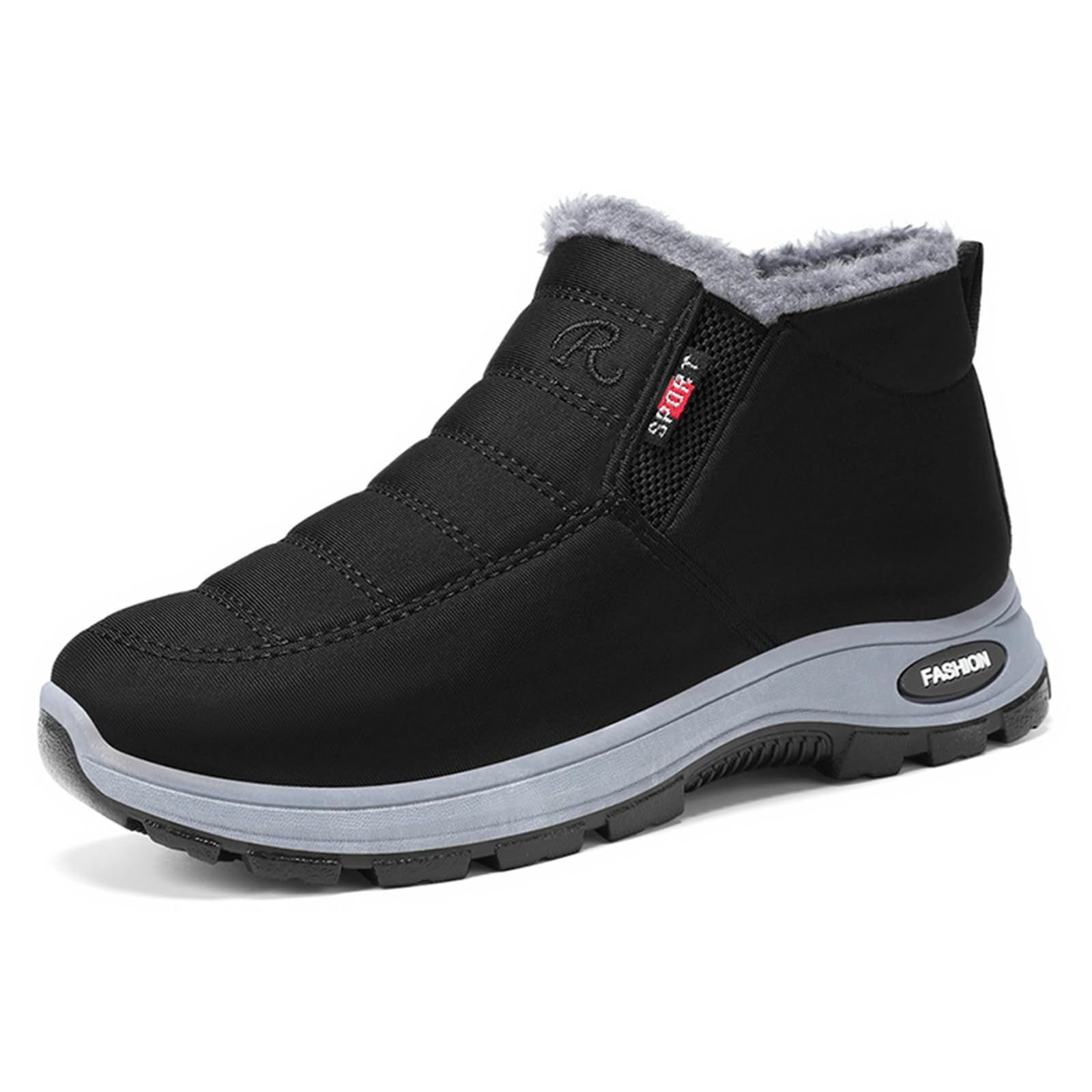 OrthoWinter - ergonomische, wasserdichte, isolierte Schuhe für Herbst und Winter Wasserdichte und isolierte Damen Schneestiefel aus Kunstleder Stilvolles Winter-Schuhwerk