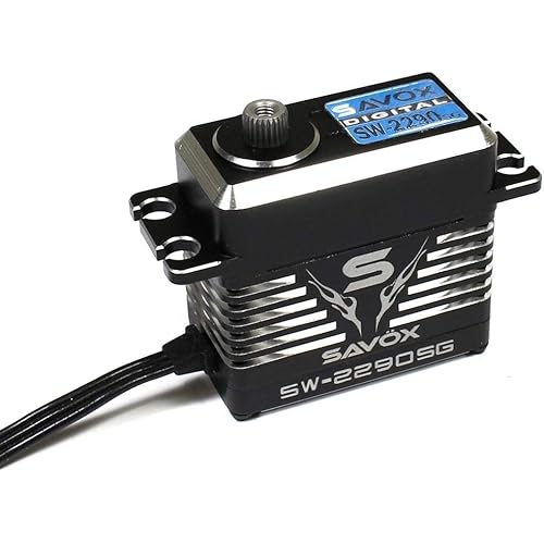 Savox SAVSW2290SG-BE Waterproof Premium, High Voltage, Brushless, Digital Servo 0.11sec / 972.1oz @ 8.4v - Black Edition