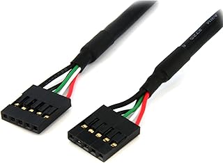 StarTech.com Câble adaptateur interne de carte mère 60 cm 5 broches USB IDC F/F (USBINT5PIN24)