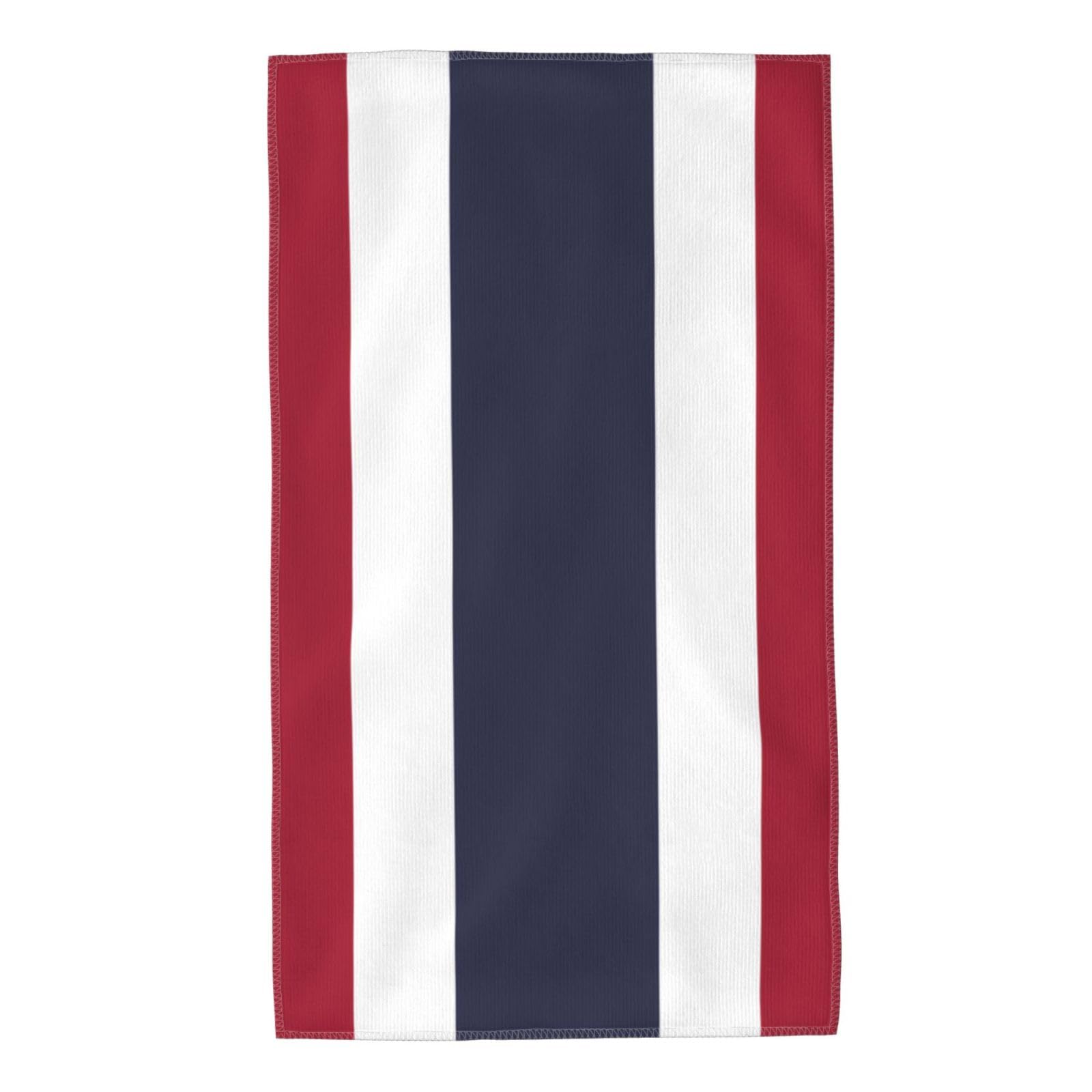 xcoppkj Absorbent Quick Dry Skin-Friendly Lightweight Travel Thailand Flag Towel for Beach, Pool, Yoga, Gym, Hiking