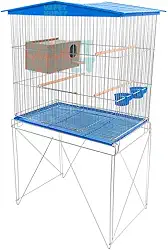 Gaiola Grande para Calopsita com Ninho Completa, Viveiro para Pássaros