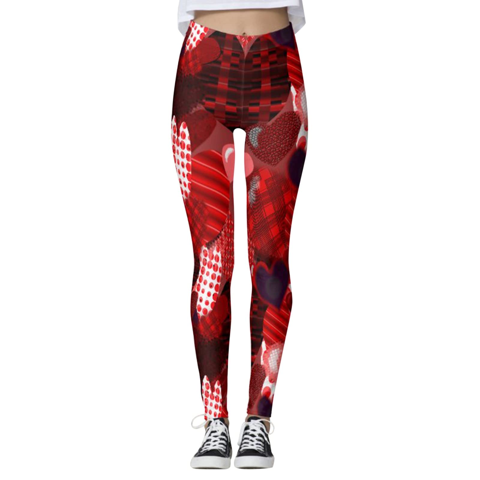 Womens Leggings Pants Bottom Trousers Women Custom Valentine's Day Printed Pants Custom Leggings for Leggings Running Pilates Long Leggings Back at It Again Legging S