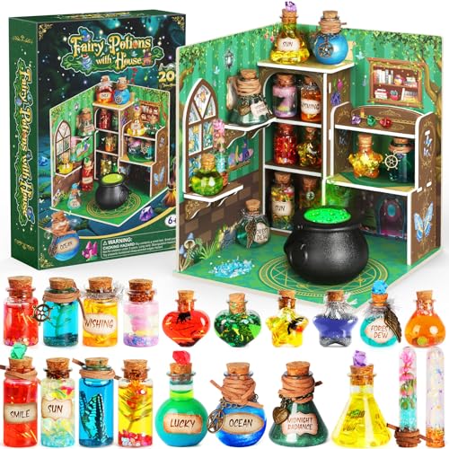 Kit de Potions Magique Maison de Fée - 20 Potions avec...