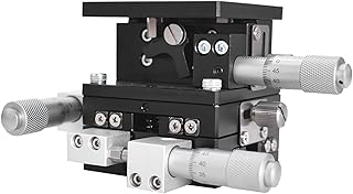 60x60mm XYZ Linear Stage 3 Axis Manual Sliding Table Trimming Bearing Platform