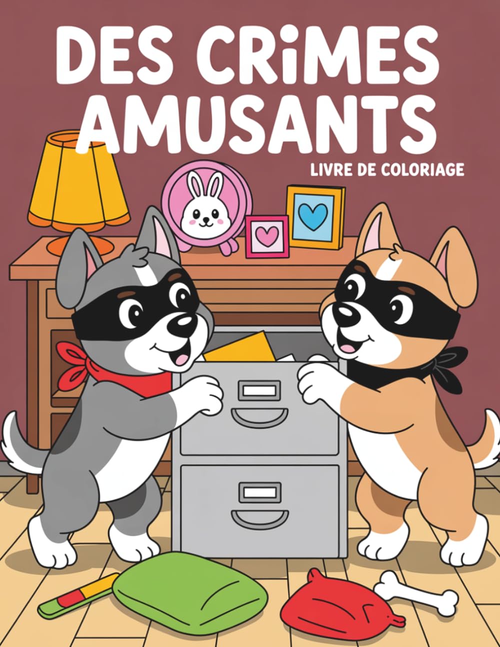 Livre de coloriage des crimes amusants: Livre de coloriage amusant avec crimes absurdes et scènes humoristiques pour adultes et adolescents – détente et créativité