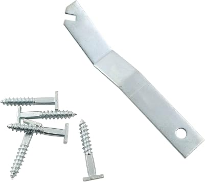 T Screw Wrench T-Head Security Screw - Picture Frame Locking Hardware to Lock Artwork 1 wrench + 10 T-screw