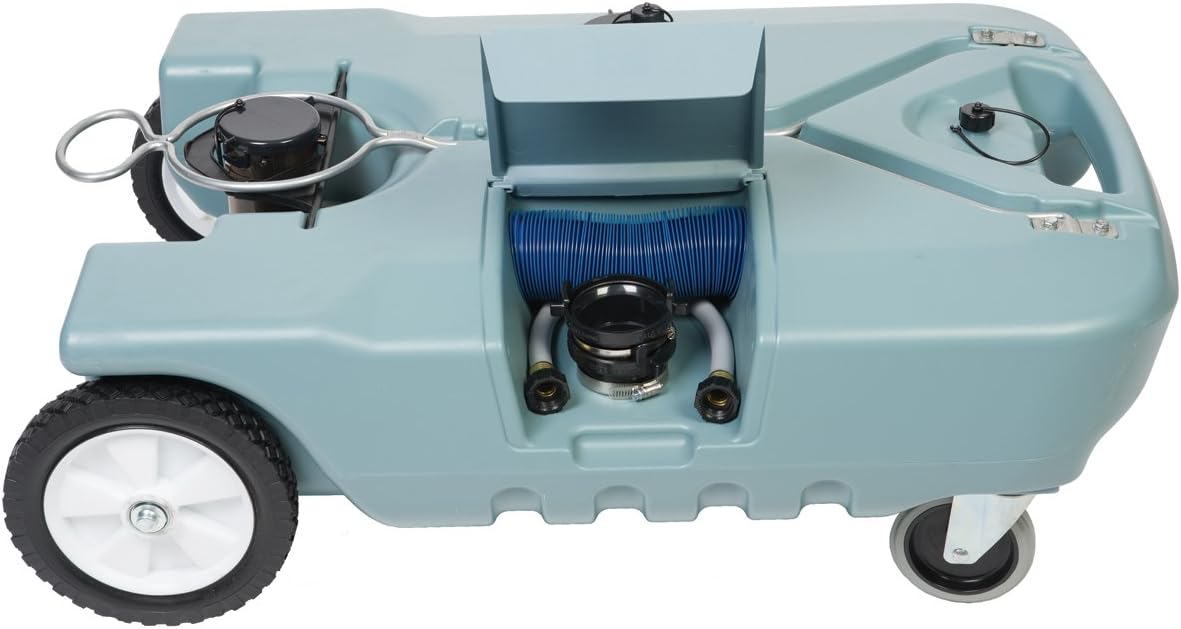 Tote-N-Store 20129 Portable Waste Transport 4 Wheeler, 38 Gallon : Automotive