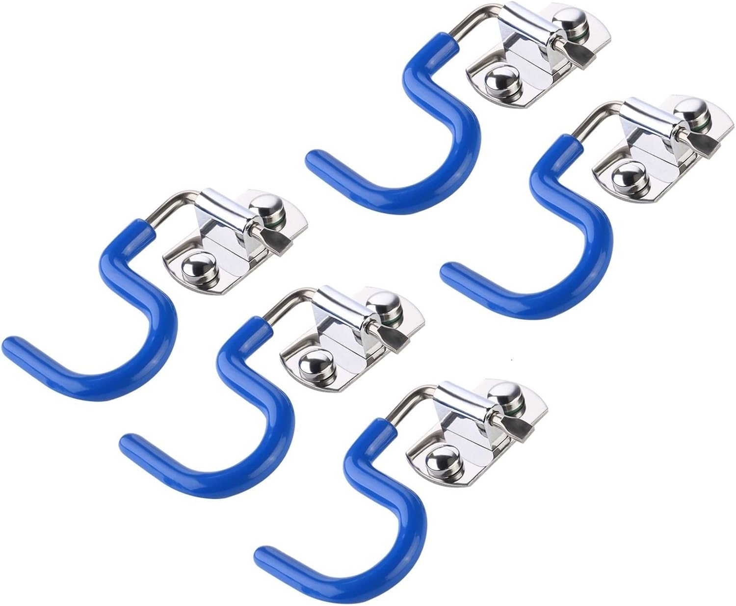 FAME SUPERB Mop Broom Holder 5Pcs Single Hooks, 304