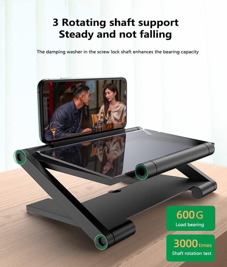 Miniatura 8 de 3D horizontal y vertical pantalla elevador plegable teléfono móvil pantalla amplificador, con función de protección ocular y función de ajuste de