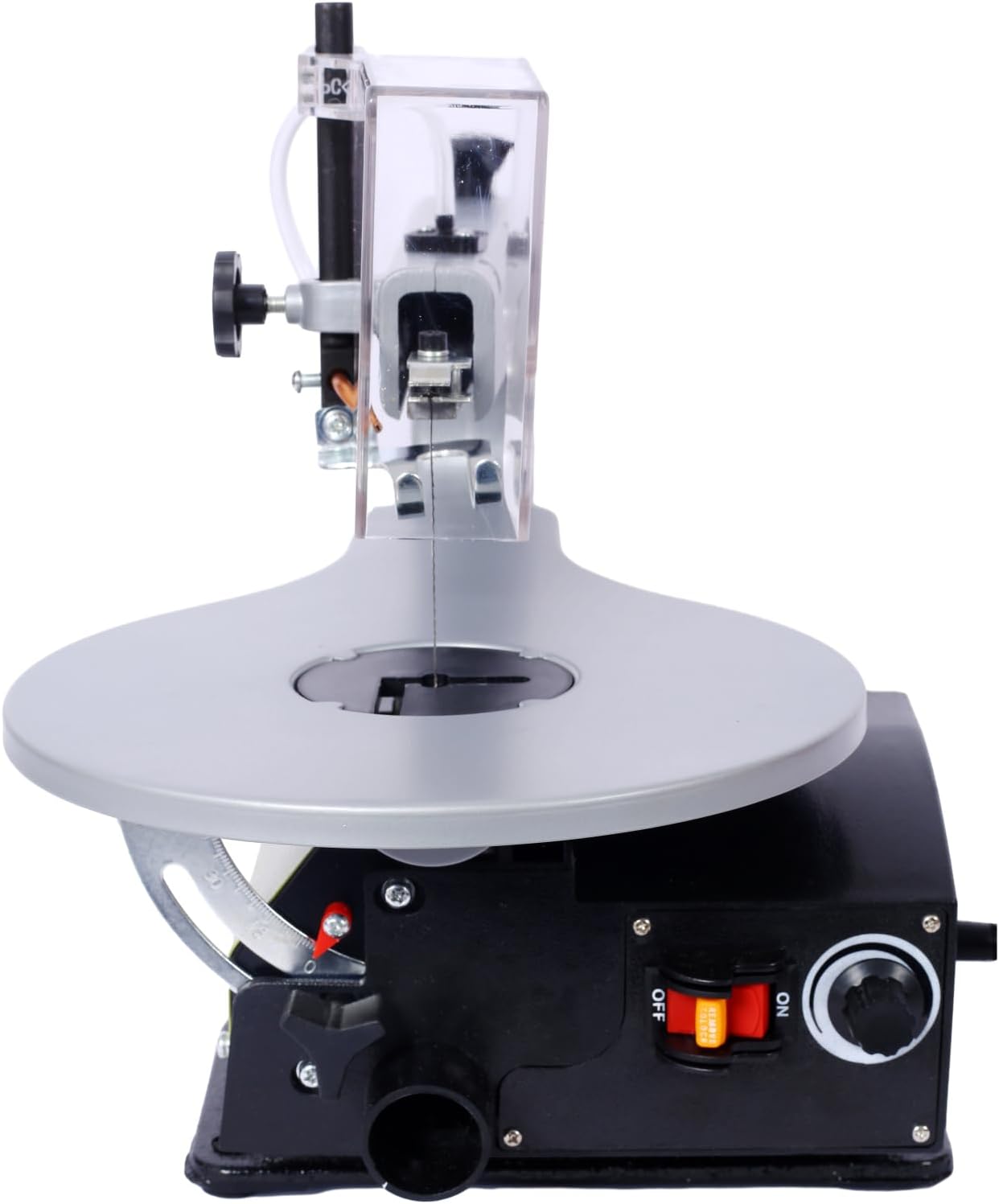 16-Inch Variable Speed Scroll Saw with Extra-Large Adjustable Tilting Table – Ideal for Woodworking Projects and Precision Cuts